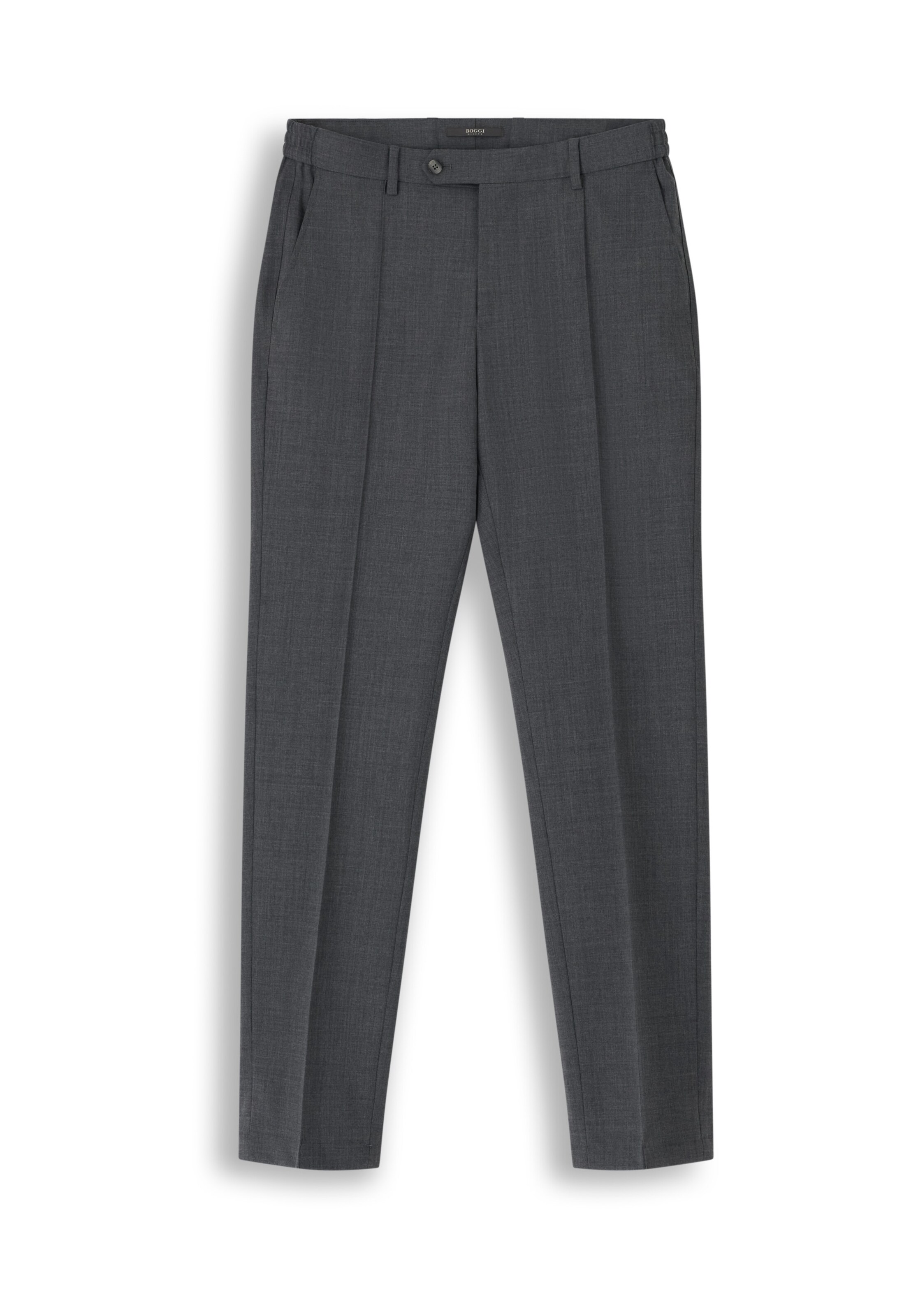 Boggi Milano Slim fit Chino Pants in Grey: front