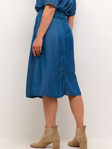 Cream Skirt 'Molly' in Blue