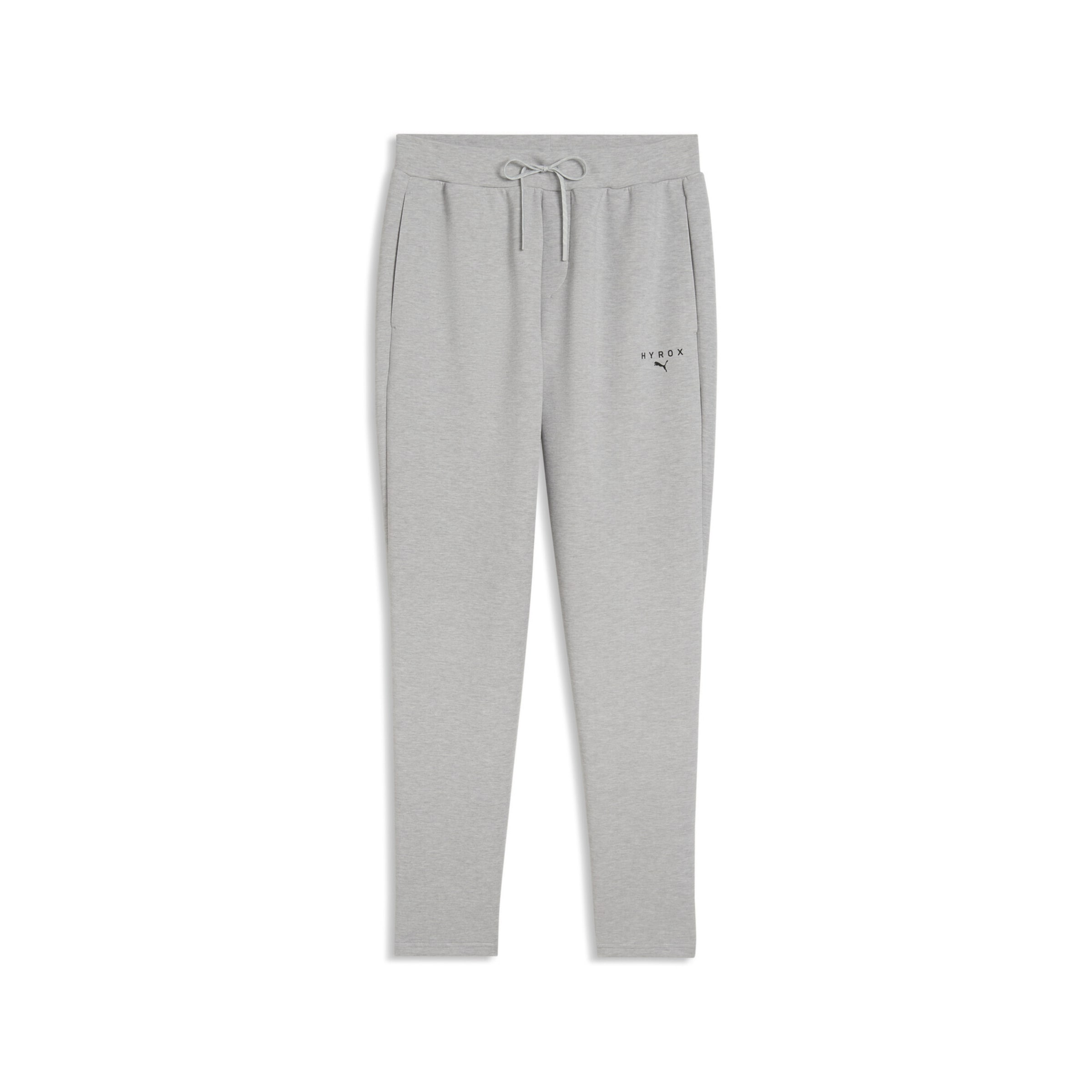 PUMA Regular Sportbroek in Grijs: voorkant