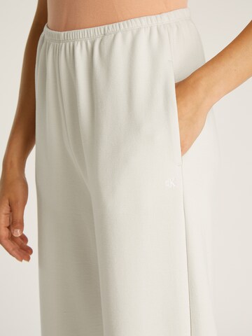 Wide leg Pantaloni di Calvin Klein Jeans in beige