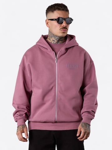 Veste de survêtement ' CMPNY ' ESTEEM en violet : devant
