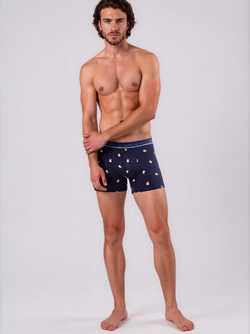 Boxers ' Jersey ' Happy Shorts en bleu