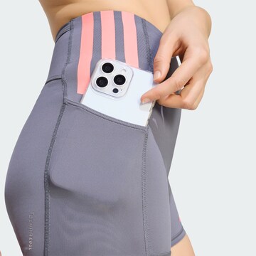 Skinny Pantalon de sport 'Adizero' ADIDAS PERFORMANCE en gris
