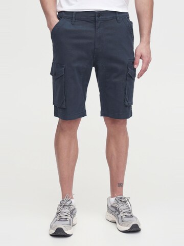 INDICODE JEANS Regular Cargo trousers ' Ronjo ' in Blue: front