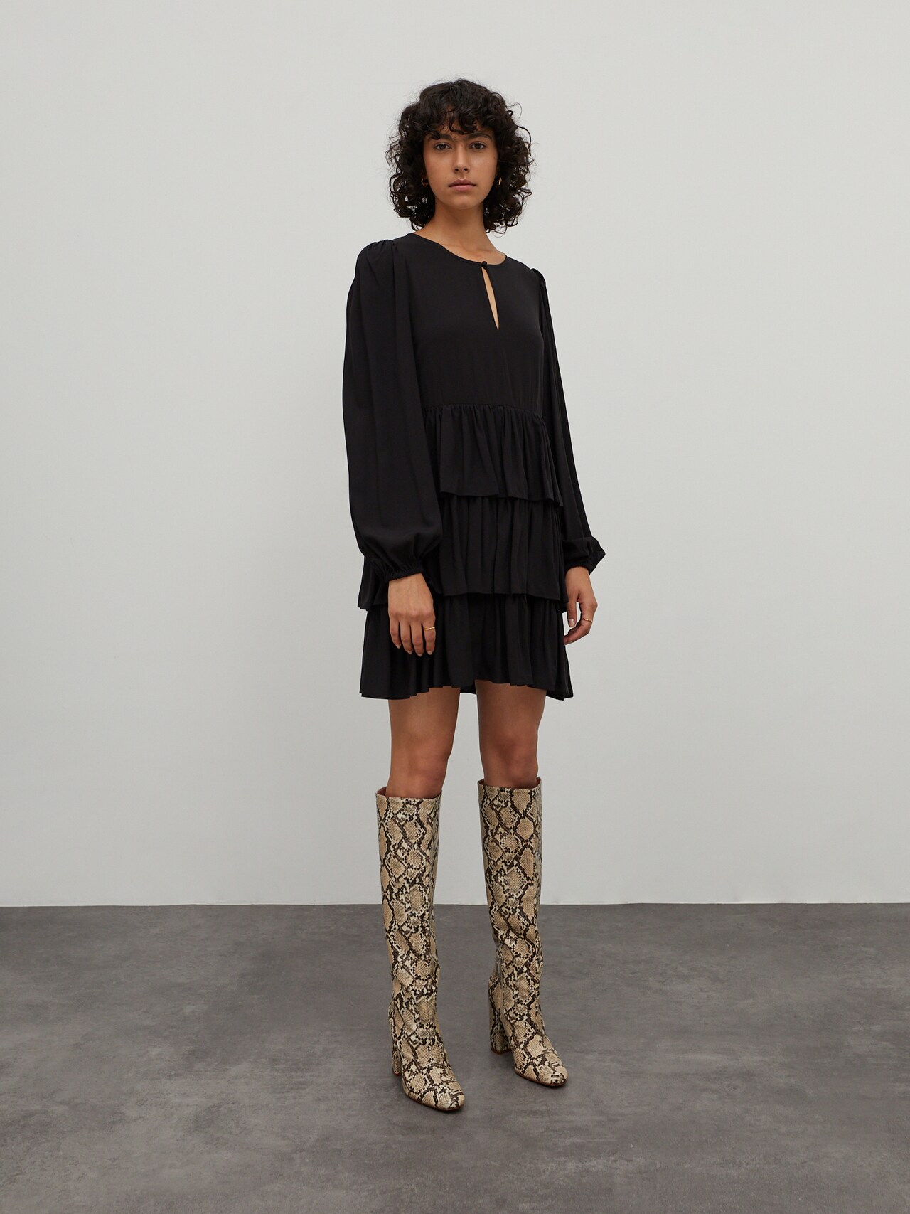 EDITED Produits Robe 'Elaine' noir