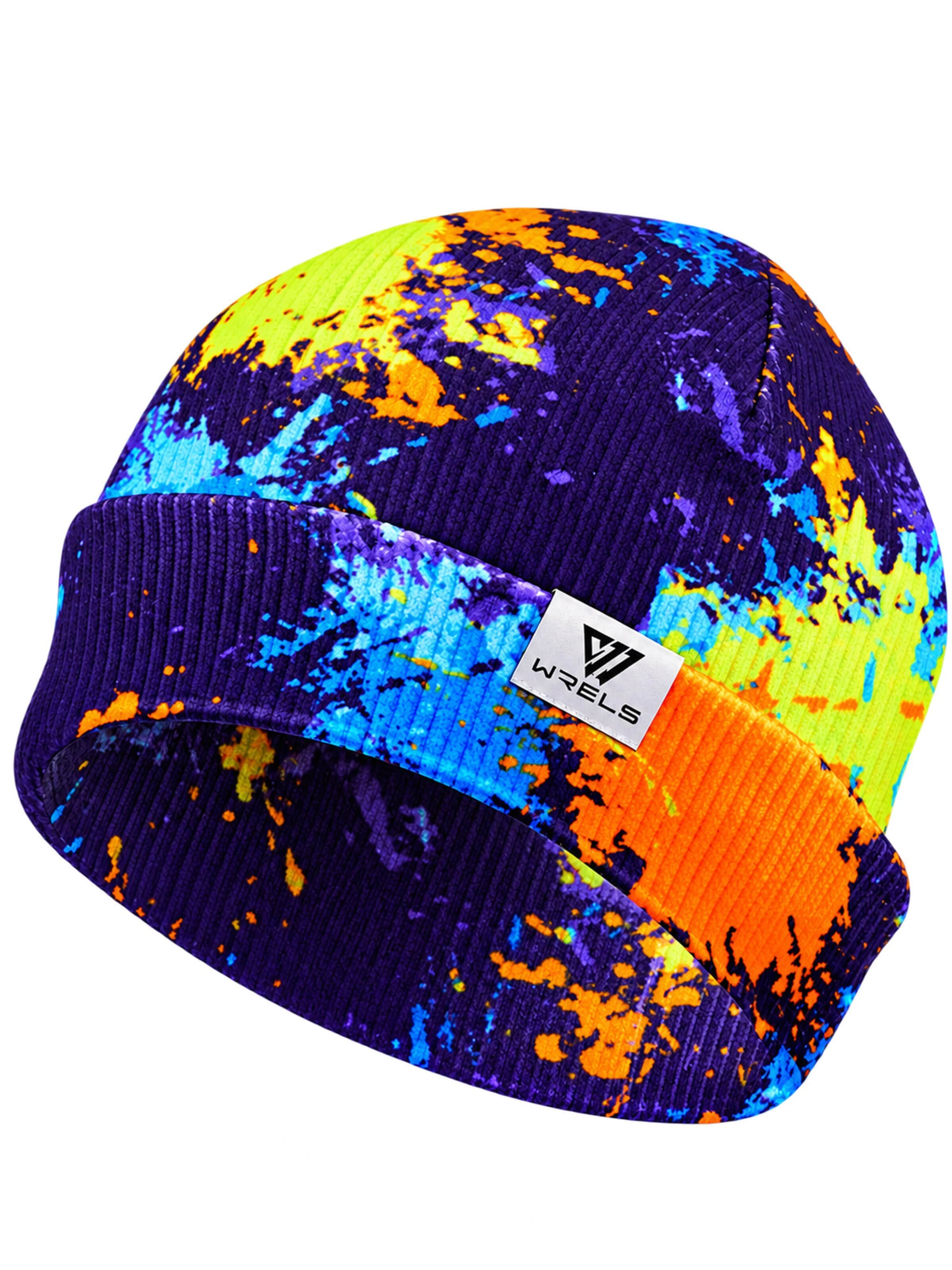 Rune Beanie in Blue: front