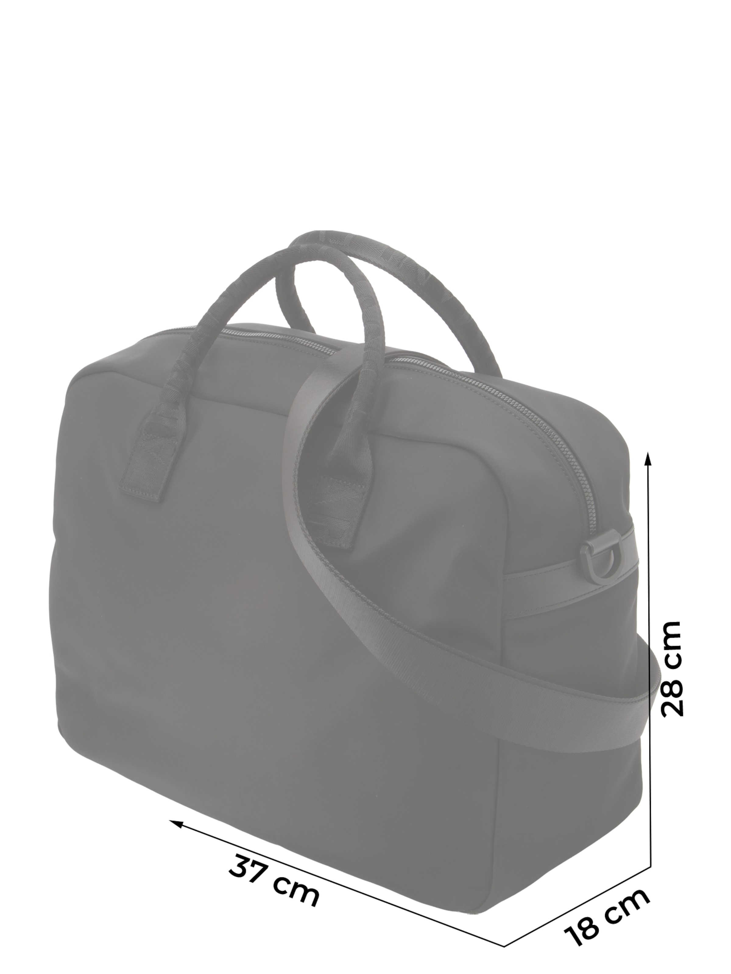 ARMANI EXCHANGE Utazótáska 'LAS VEGAS' - fekete