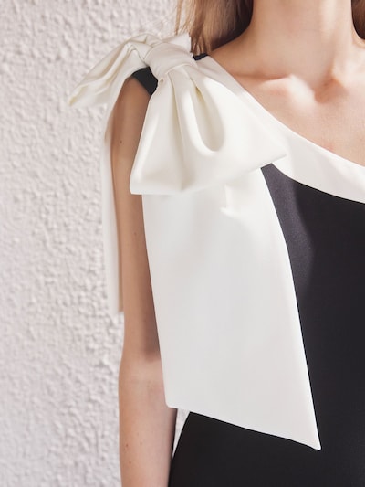 Trendyol Robe de cocktail en noir / blanc, Vue avec produit