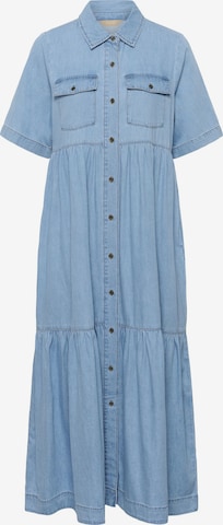 Robe-chemise 'CUMona' CULTURE en bleu : devant