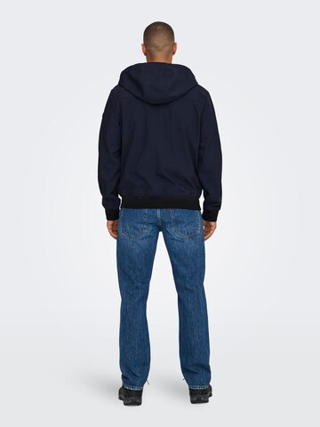 Only & Sons Prehodna jakna 'ONSBOWIE' | modra barva