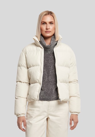 Urban Classics Winterjas in Beige: voorkant