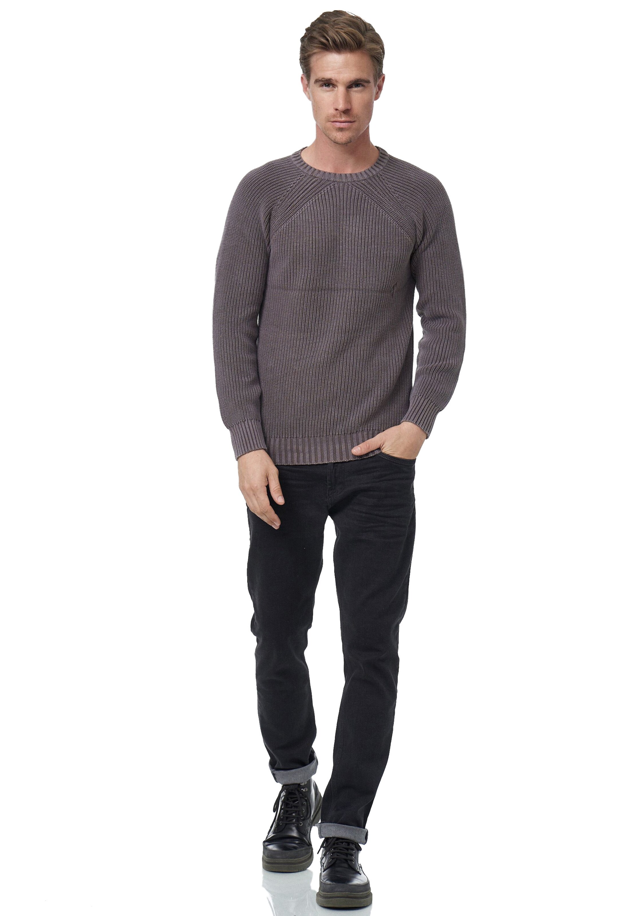 Rusty Neal Sweater in Grey