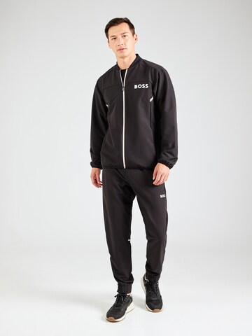 BOSS Jogginganzug 'Tratteo 2' in Schwarz: Vorderseite