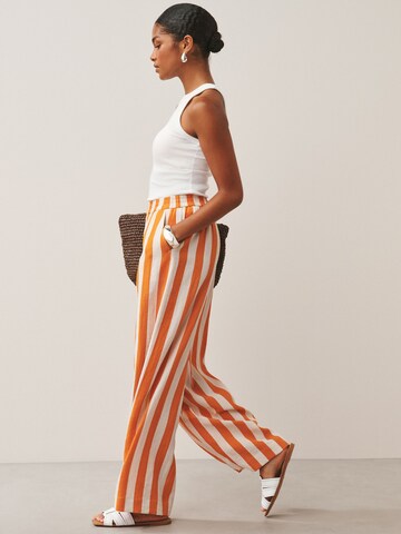 Next Wide leg Pants in Orange