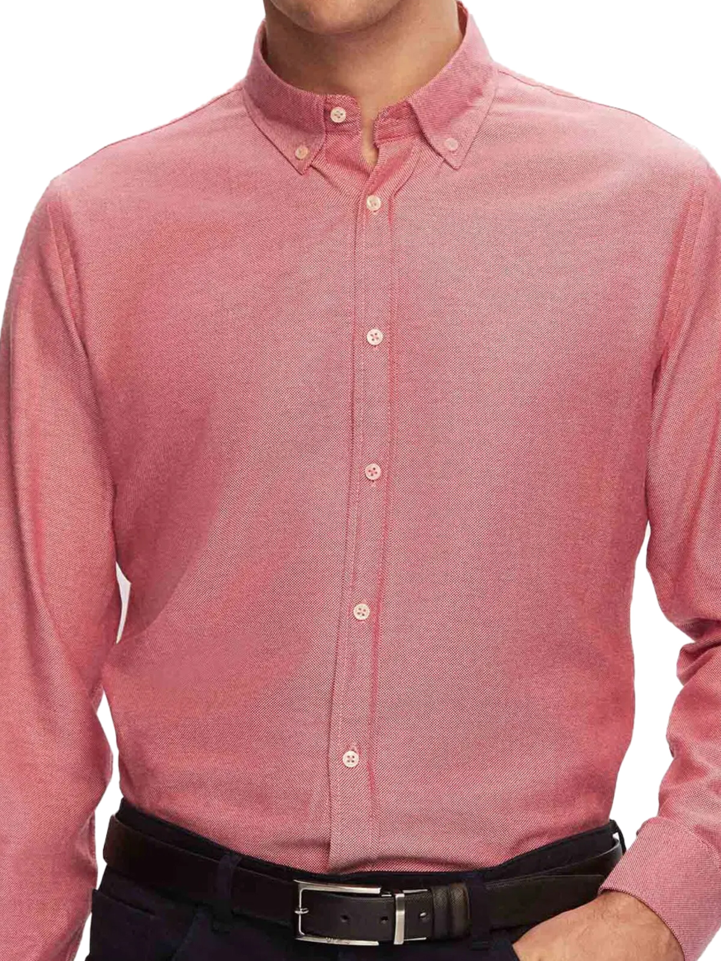 D’S Damat Regular fit Overhemd in Rood