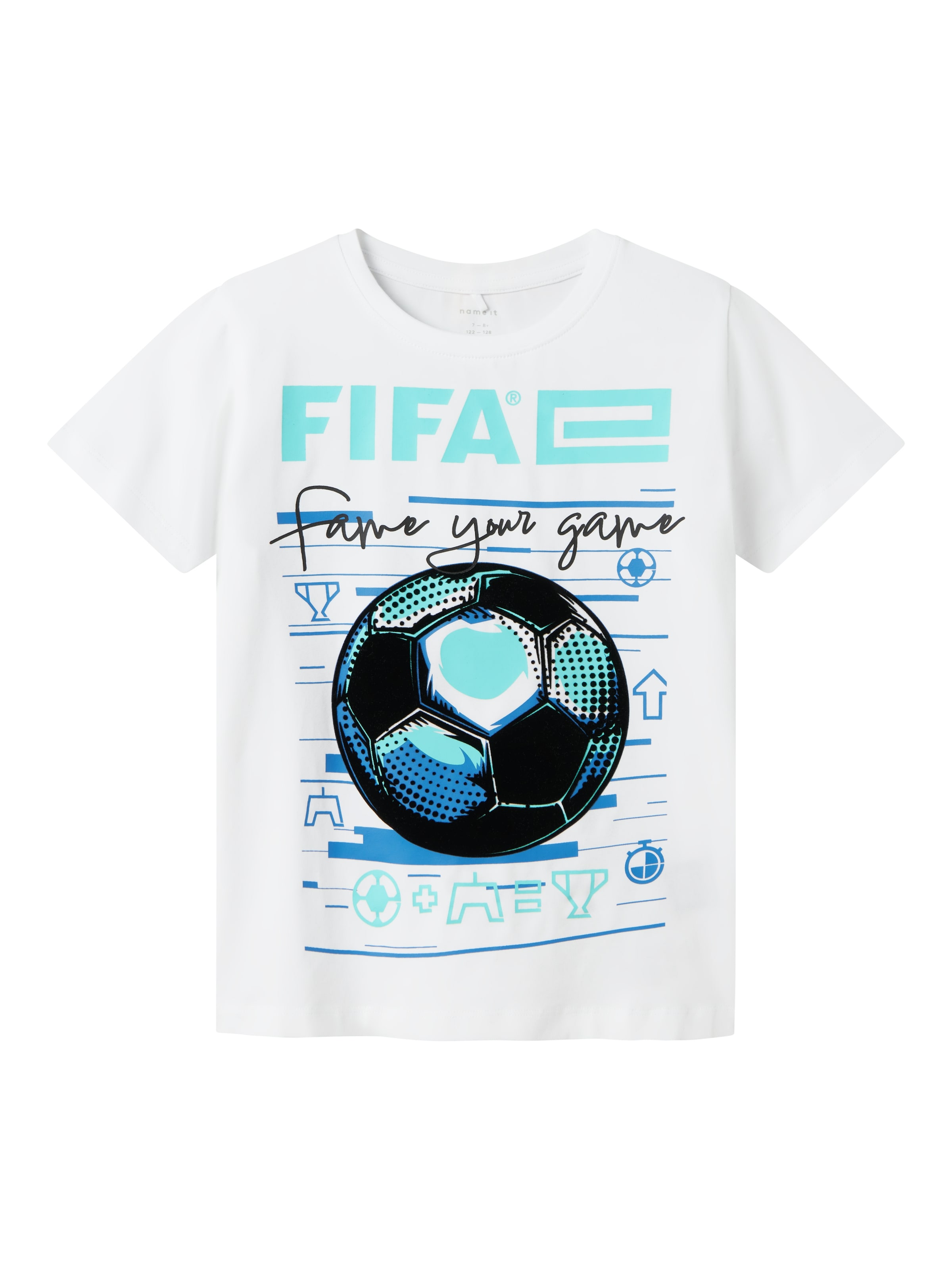 NAME IT Tričko 'NKMadian Fifae' - Biela: predná strana