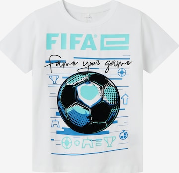 NAME IT Tričko 'NKMadian Fifae' - Biela: predná strana