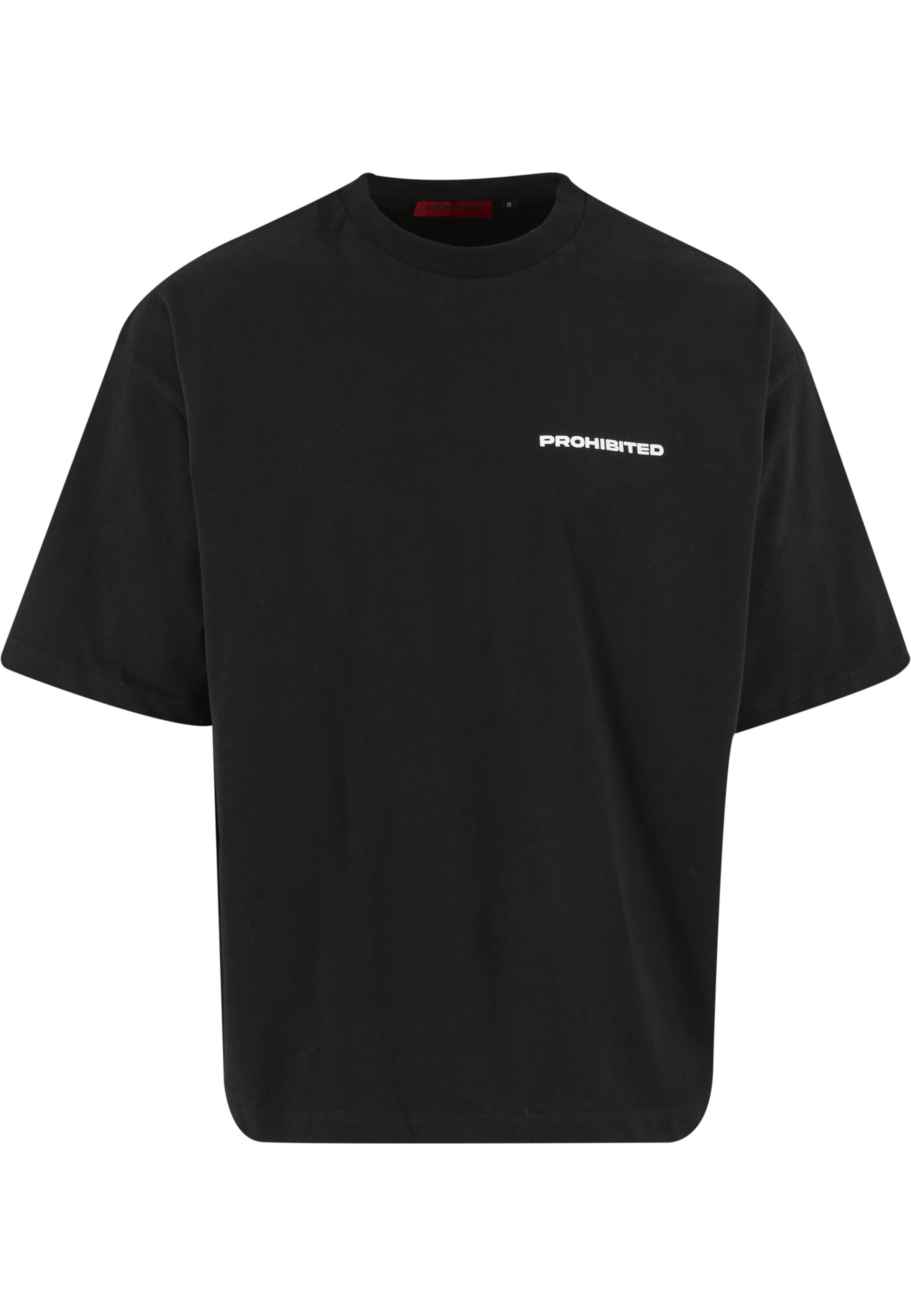 Prohibited T-shirt i svart: framsida