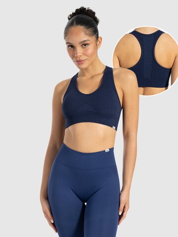 Smilodox Bralette Sports Top in Blue: front