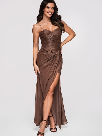 Ombre Evening dress in Brown