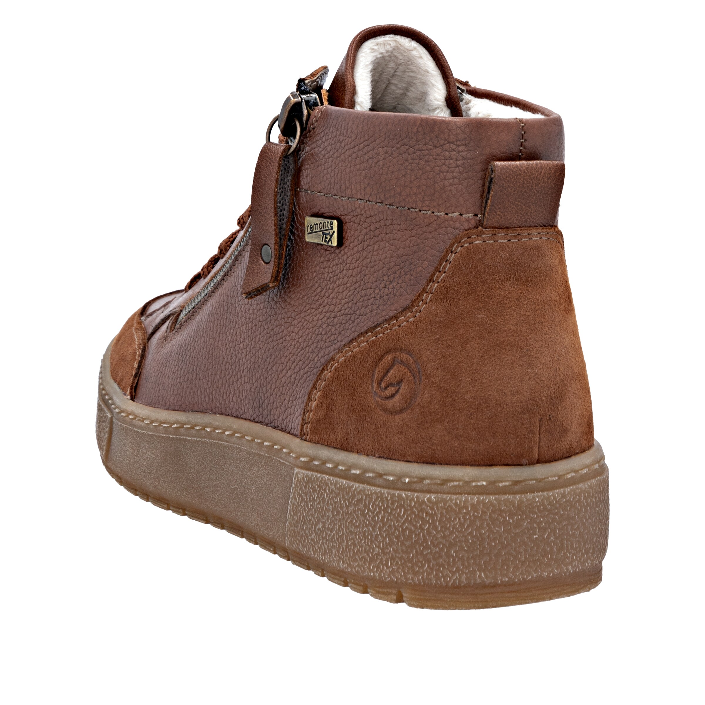 REMONTE High-Top Sneakers in Brown