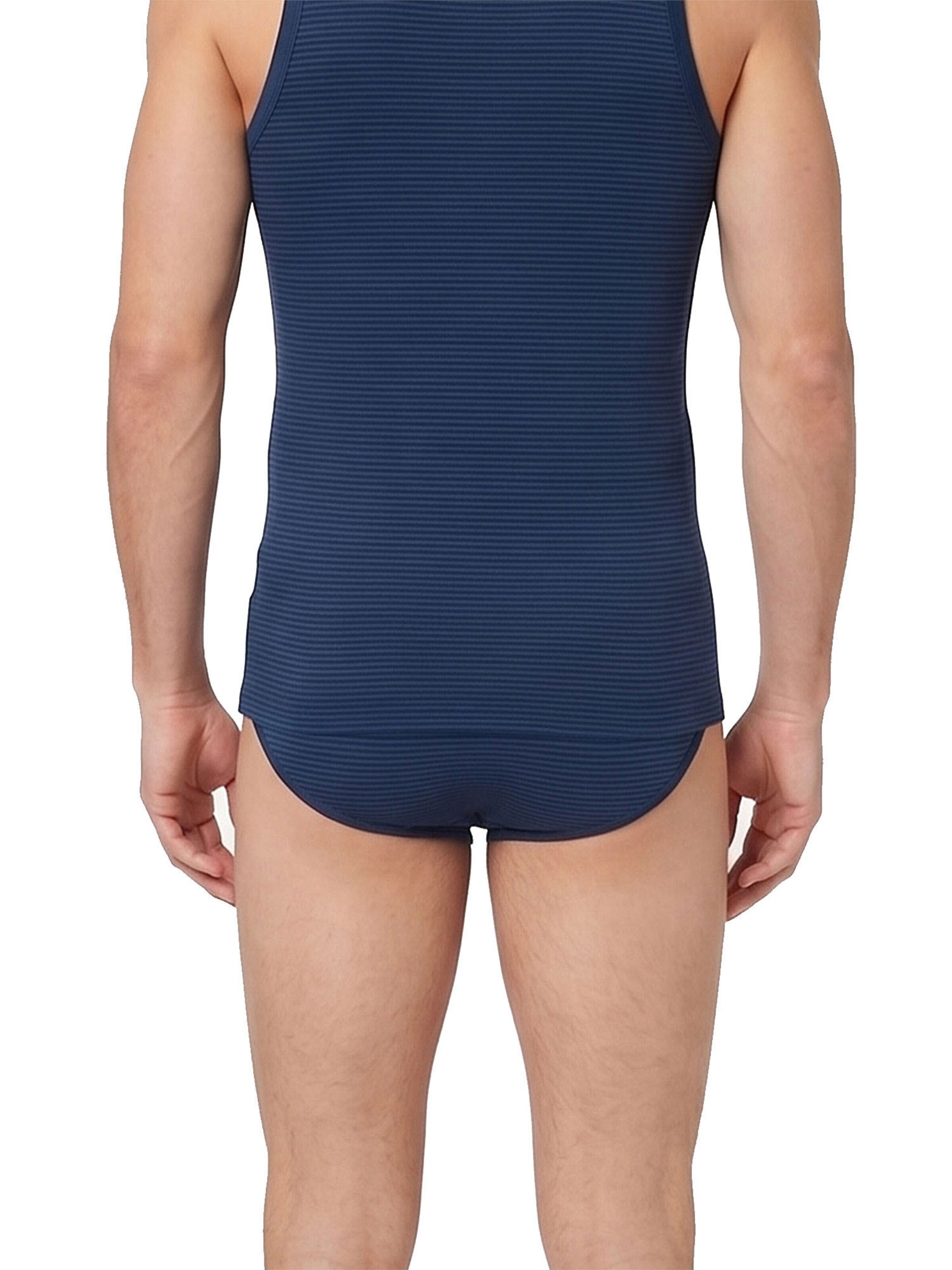 Ammann Panty 'Jeans Feinripp' in Blue