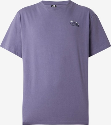 THE NORTH FACE Koszulka 'NAT HIGH SOCIETY' w kolorze fioletowy: przód