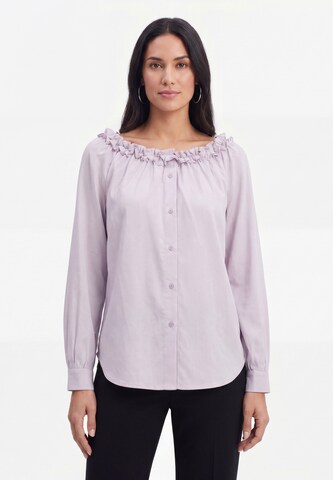 usha BLACK LABEL - Blusa em roxo: frente