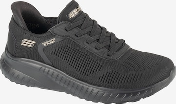 Baskets basses 'Slip-Ins: BOBS Sport Squad Chaos - Current Muse' SKECHERS en noir : devant