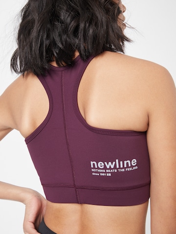 Newline Bustier Športni nederček | rdeča barva