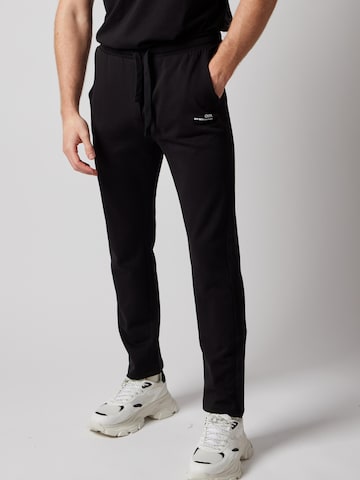 OWN Off With Nature Regular Broek 'Joggers Dritti' in Zwart: voorkant