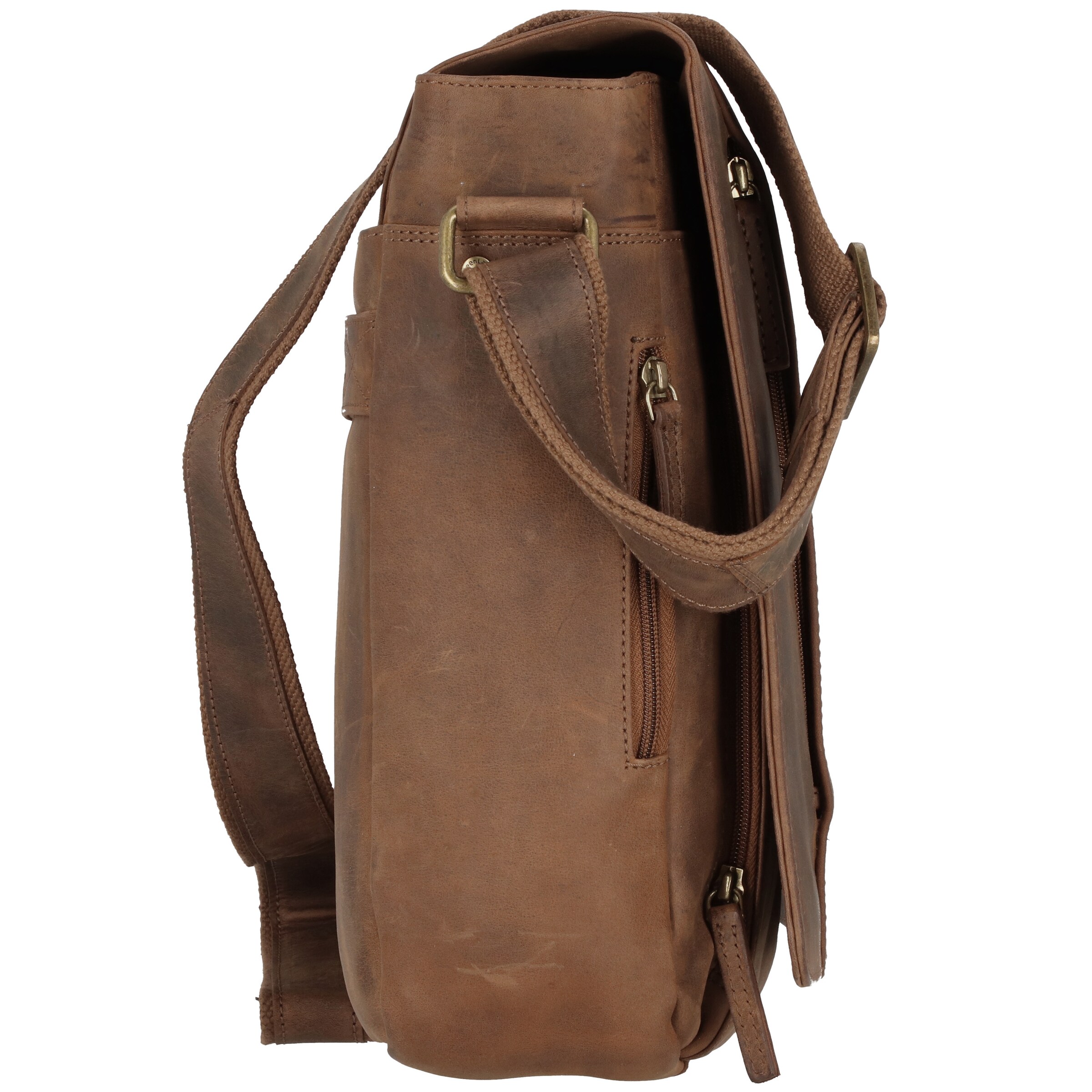Greenland Nature Crossbody bag 'Montenegro' in Brown