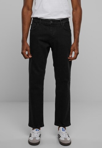 2Y Premium Regular Jeans in Schwarz: Vorderseite