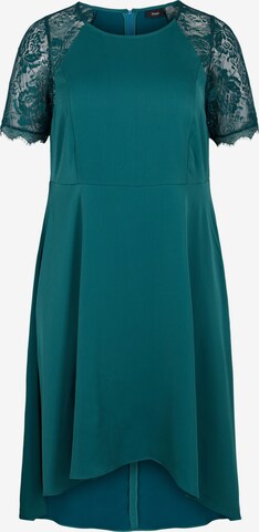 Zizzi - Vestido de cocktail 'Angelina' em verde: frente