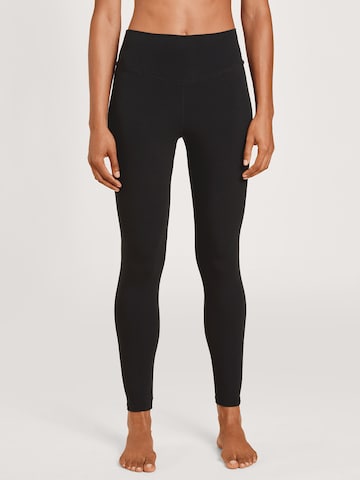 CALIDA Slim fit Leggings in Black: front