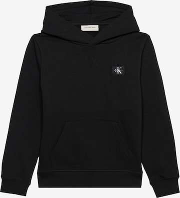 melns Calvin Klein Jeans Sportisks džemperis: no priekšpuses