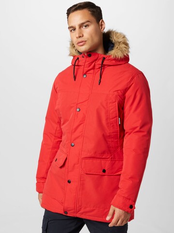 JACK & JONES Vinterparka 'WINNER' i rød: forside