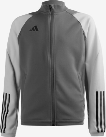 ADIDAS PERFORMANCE Sportsweatjacke 'Tiro 23 Competition' in Grau: predná strana