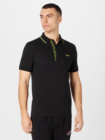 BOSS Poloshirt 'Paule 4' in Schwarz: predná strana