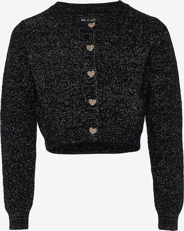 myMo at night Knit Cardigan in Black: front