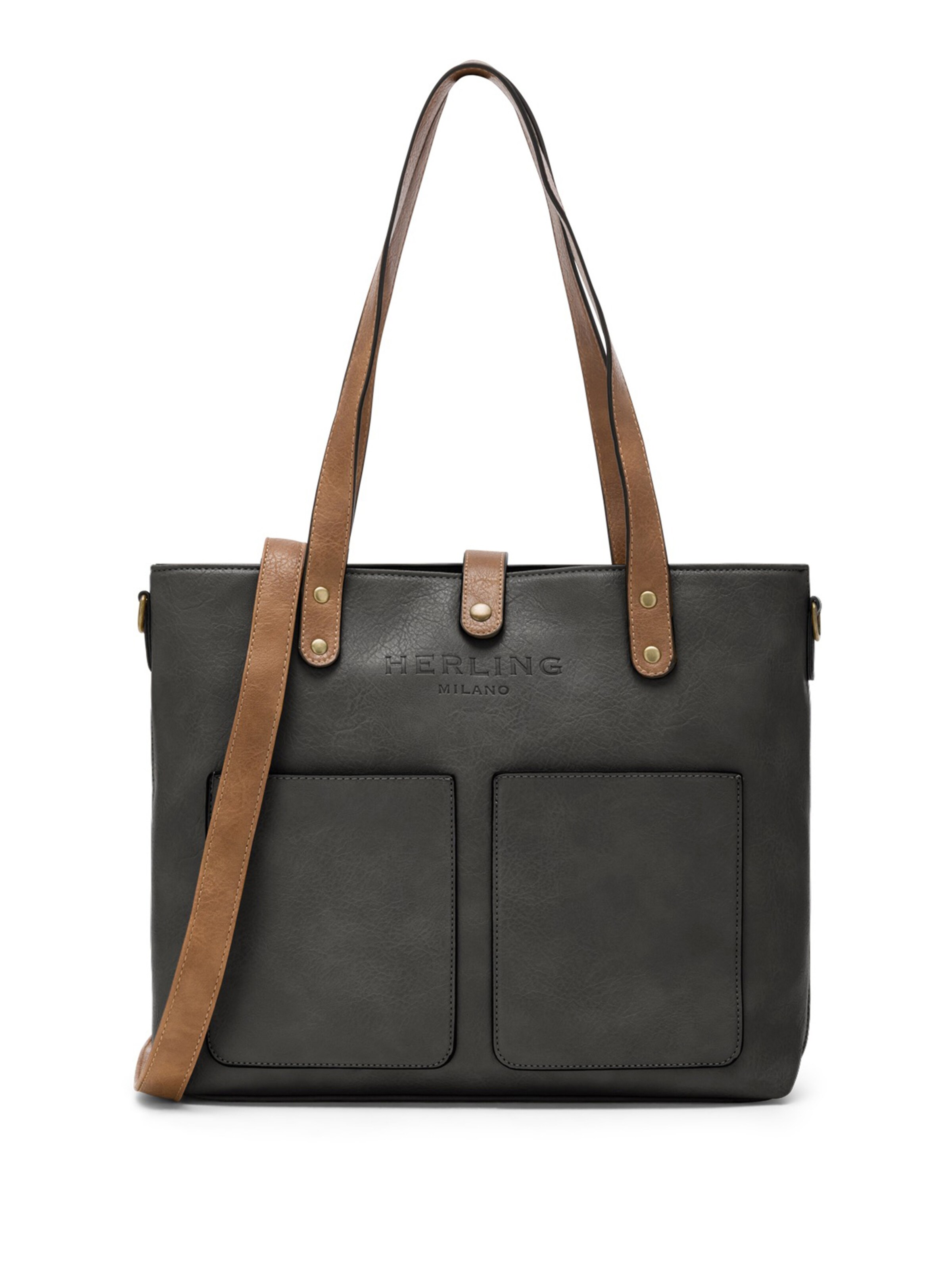 Herling Shopper 'Beraud' in Grey: front