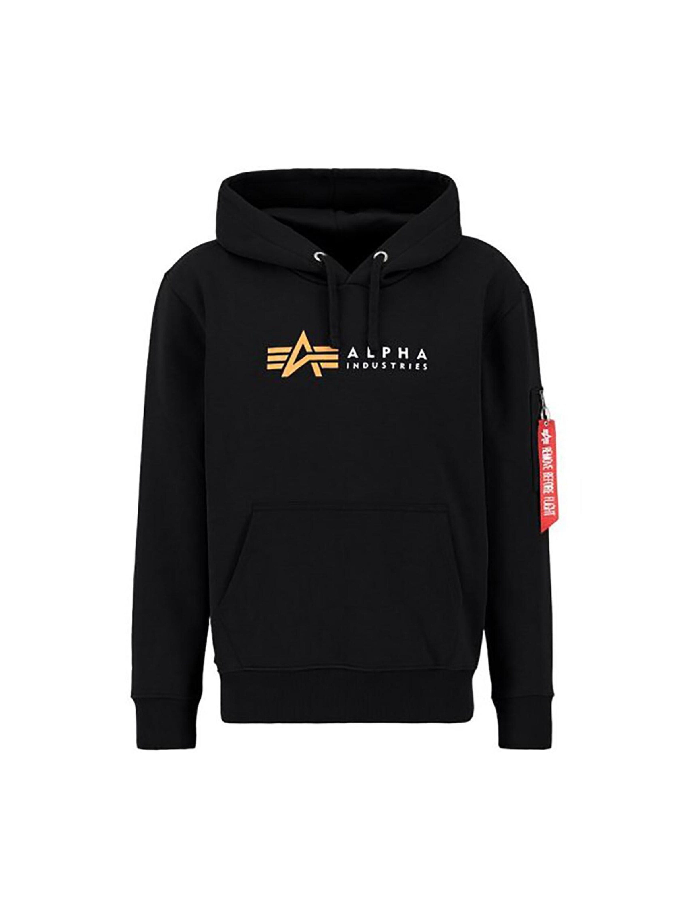 ALPHA INDUSTRIES Sweatshirt‌‌‌ in Schwarz: Vorderseite