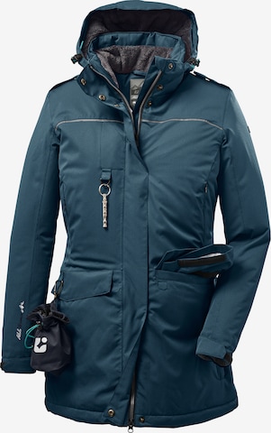 KILLTEC Outdoor Jacket 'KOW 141' in Blue: front