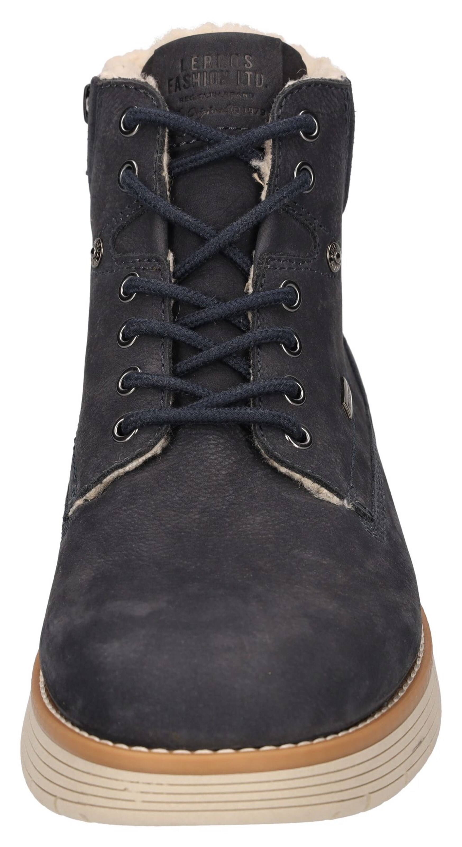 LERROS Lace-Up Boots in Blue