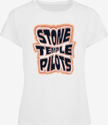 Merchcode T-Shirt 'Stone Temple Pilots' in Weiß: predná strana