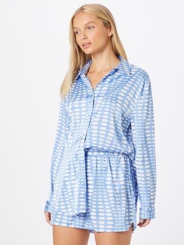 Chemise de nuit Cotton On Body en bleu : devant