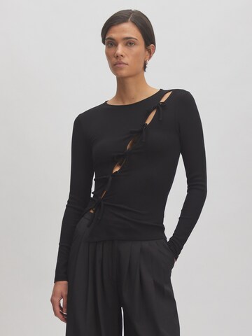 EDITED Shirt 'Lianne' in Black: front