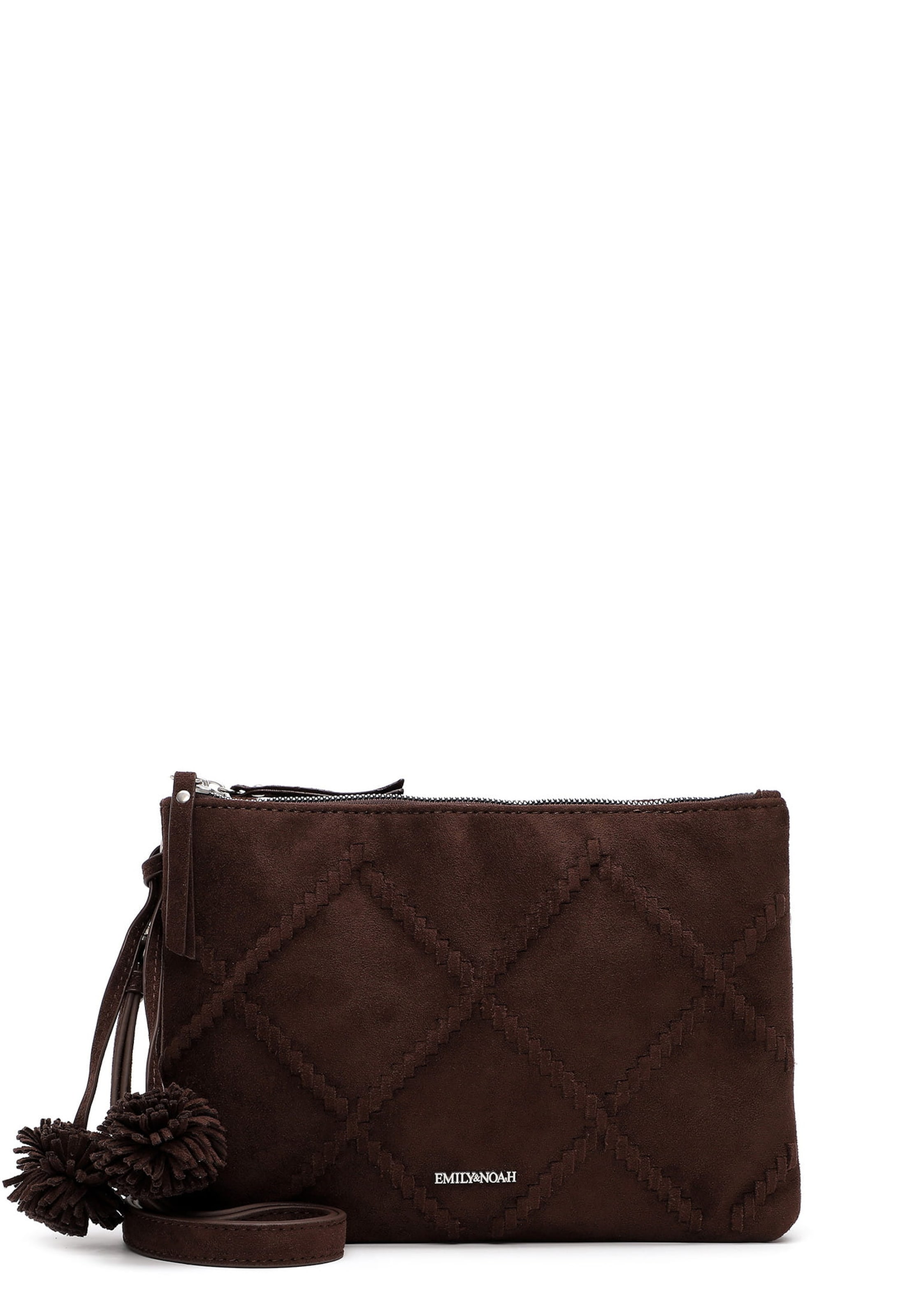 Borsa a spalla di Emily & Noah in marrone: frontale