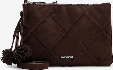 Borsa a spalla di Emily & Noah in marrone: frontale