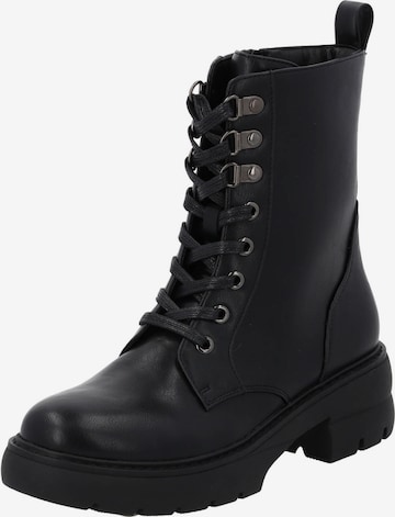 Palado - Botines con cordones 'Abbil' en negro: frente